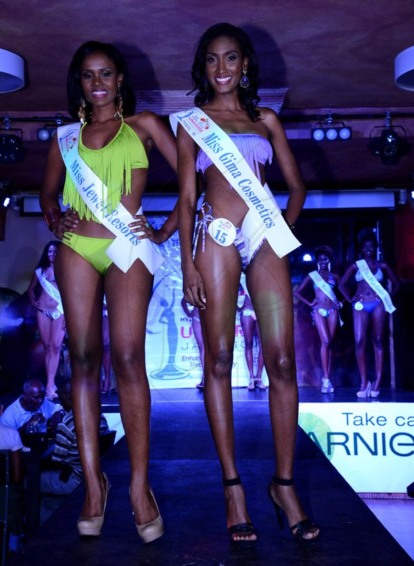 Winston Sill/Freelance Photographer
Hyundai Miss Universe Jamaica 2014 Sashing Presentation, held at Triple Century Sports Bar, Knutsford Boulevard, New Kingston on Saturday night July 11, 2014.