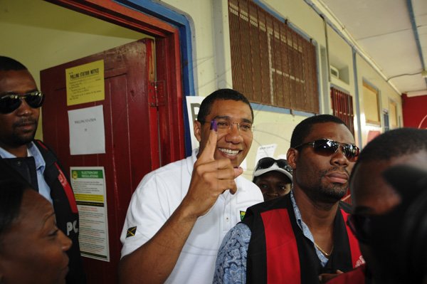 Gladstone Taylor/Staff Photographer

Mona  High Polling Station/counting center for the constituency of St Andrew Eastern.