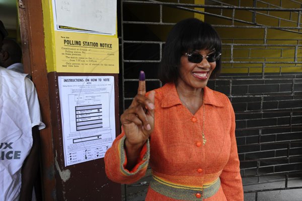 Ian Allen/Photographer
Election Day - Portia Simpson Miller
South West St. Andrew