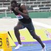 Ricardo Makyn/Staff Photographeer
Usain Bolt runnig in heat one for the Men's 200 Meter on Saturday   at the Supreme Ventures JAAA National Senior Championship at the National Stadium