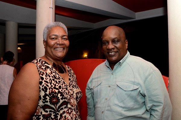 Winston Sill/Freelance Photographer
National Dance Theatre Company (NDTC) 52nd Season of Dance, held at Little Theatre, Tom Redcam Drive on Saturday night August 9, 2014. Here are Winsome Wilkins? (left) of United Way; and Lennie Little-White (right).