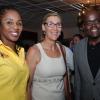 Colin Hamilton/Freelance Photographer
Team Reception for the Sunshine Series 2012 at the Hotel Four Seasons on June 13, 2012.
From left, Jamaican Coach Oberon Pitterson-Nattie, SA Coach Elize Kotze and President of Supreme Ventures Brian George.