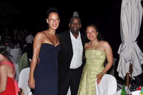 Janet Silvera Photo
 
From Left: CNN's executive vice president and chief marketing officer, Janet Rolle, a very good friend of Jamaica was spotted at Round Hill Hotel and Villas, Hanover ringing in the New Year with Dereck and Susan Johnson.


**************************************************** last Saturday night.