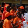 Dave Lindo
Nomination Day - Central Manchester
La Lewis strikes a pose with some PNP supporters at the front of Peter Buntings Office Mandeville.