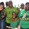 Janet Silvera Photo
 
Jamaica Labour Party (JLP) candidate for West Central Division, Clive Mullings arrives with eight year old Diane Hibbert as part of his campaign team at the Catherine Hall Primary School on Nomination Day.