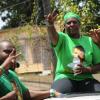 Ricardo Makyn/Staff Photographer
Joy Coterell with Supporters on Grants Pen road  on Nomination Day Monday 5.3.2012