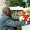Ian Allen/Staff Photographer
Vincent Morrison, President and Island Supervisor, National Workers' Union lay a wreath during the Floral Tribute in honour of Norman Manley at National Heroes Park Commemorating the 120th Anniversary of his birth.