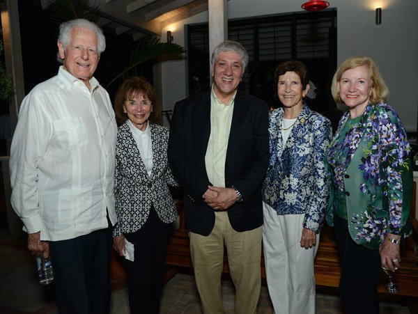 Oliver Clarke host former USA Ambassadors to Jamaica