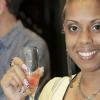 Contributed

Mandeville businesswoman Toniesha Stanley enjoys a glass of Peach Verdi courtesy of Select Brands at the Opening of OMG Restaurant on Friday.