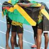 MY PHOTO CAPTION:
Winning Caption: "Together we came, together we saw and together we conquered."
- Jones-Stargirl Sherice 
The Gleaner has over the course of the nine-day, IAAF World Championships in Athletics provided a photograph in need of a caption, from Staff Photographer Ricardo Makyn. Enjoy this last photo, for caption from the Championship.