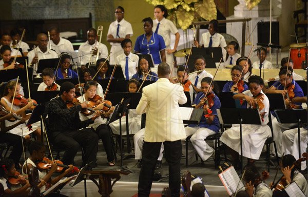 Rudolph Brown/Photographer
Holy Trinity Cathedral and Immaculate Conception High School Symphony Orchestra presents " Expressions of Love 2" Family Concert and Silet Auction at the Cathedral Church in Kingston on Sunday, February 24, 2013