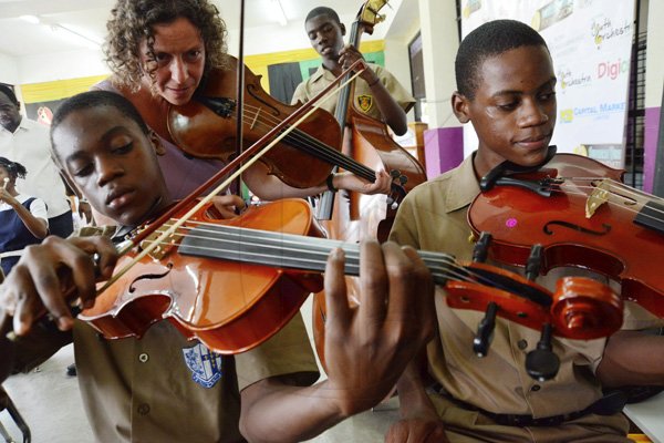 Rudolph Brown/Photographer
Royal Philgarmonic Orchestra Workshop at Kingston College in Kingston on Wednesday, September 12-2012