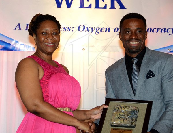 Winston Sill/Freelance Photographer
The Press Association of Jamaica (PAJ) annual National Journaism Awaeds Banquet, held at the Jamaica Pegasus Hotel, New Kingston on Friday night November 28, 2014.