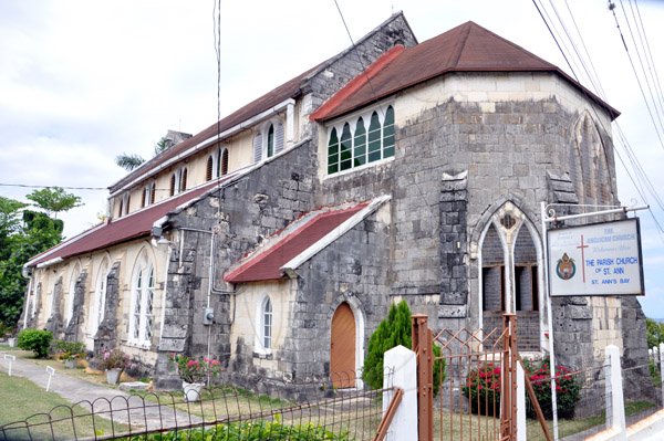 Jermaine Barnaby/Photographer
The Parish Church of St Ann's Bay built 1871 was seen on a tour of parish capital, St Ann's Bay on Saturday March 21, 2014.