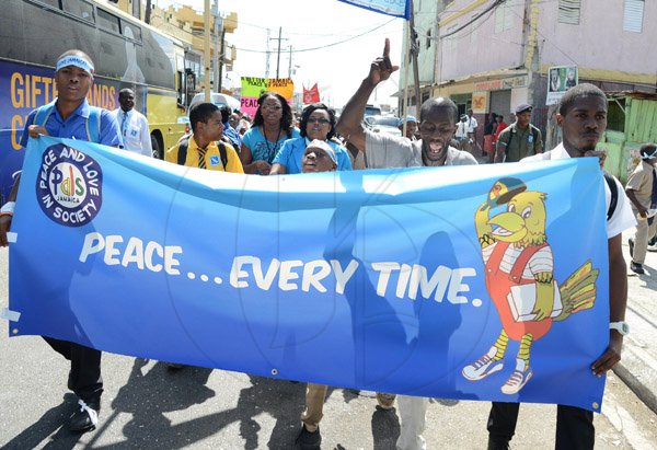Ian Allen/Photographer
Peace Day 2015 March in Down Town Kingston.