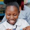 Ian Allen/Photographer<\n>Sharnel Bryce, student at Elleston Primary school in Kingston,  was very excited when she saw her GSAT examination result.