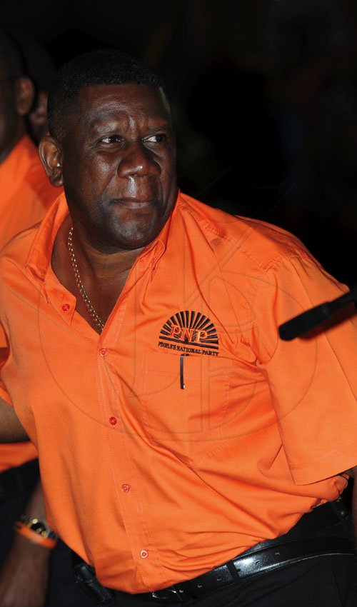 Norman Grindley/Chief Photographer
Winston Green at the t5PNP meeting Cross roads St. Andrew, December 3, 2011.
