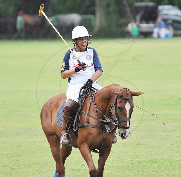 Ian Allen/Staff Photographer
Dennis Lalor during his birthday Polo tournament at Kingston Polo Club in Caymanas Estate.
