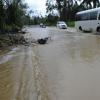 Ricardo Makyn/Staff Photographer
 Flooded main road in the Rosen Community St Mary