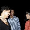 Winston Sill / Freelance Photographer
Patricia Sutherland (left) and husband Wayne Sutherland chat with Opposition Leader Portia Simpson Miller at her Foundation's annual fund-raising party, held at Norbrook Drive, St. Andrew on Friday November 18.



, 2011.