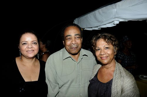 Winston Sill / Freelance Photographer
Sandrea Falconer (left) chills with Robert and Lavonne Dunbar.





Portia Simpson-Miller Foundation annual fundraising party, held at Norbrook Drive, St. Andrew on Friday night November 18, 2011.