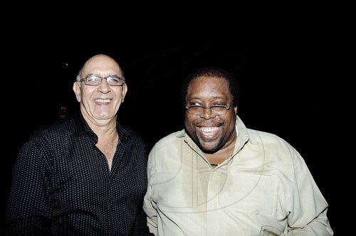 Winston Sill / Freelance Photographer
It's a hearty laugh for Sameer Younis (left) and Lambert Brown.





Portia Simpson-Miller Foundation annual fundraising party, held at Norbrook Drive, St. Andrew on Friday night November 18, 2011.