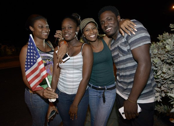 Gladstone Taylor/ Photographer

Jamaicans came out in their numbers at the Harbour View round about for the exptected passing of the Barack Obama enroute from the Norman Manley International Airport