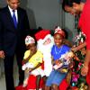 Winston Sill / Freelance Photographer
Prime Minister Andrew Holness and wife Juliet host Children Christmas Treat, held at Vale Royal, St. Andrew on Wednesday December 14, 2011.