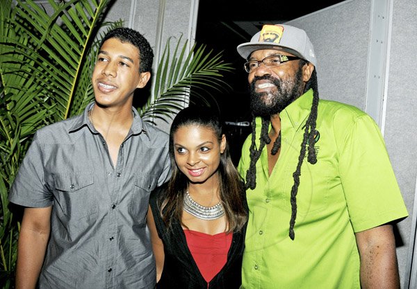 Winston Sill / Freelance Photographer
Launch of Rebel Salute 2013, The 20th Anniversary  edition, held at the Jamaica Pegasus Hotel, New Kingston on Thursday night December 27, 2012. Here are Jordan McNeill (left); L'Jai Perry (centre); and Tony Rebel (right).