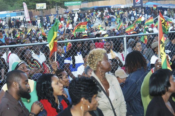 Photo by Adrian Frater
The crowd at Pepsi Rebel Salute is littered with the colours of Rastafari.