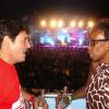 Contributed
Sumfest - Red Stripe Managing Director Renato Gonzalez chats with Katherine Phipps inside the Red Stripe Swag Deck during International Night 1, Friday July 22 at Reggae Sumfest in Montego Bay.