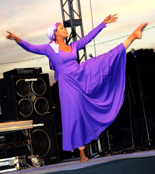 Winston Sill/Freelance Photographer
The annual Jamaica Cancer Society Relay For Life, held at Police Officers Club, Hope Road on Saturday June 14, 2014. Here is a dance by NDTC.