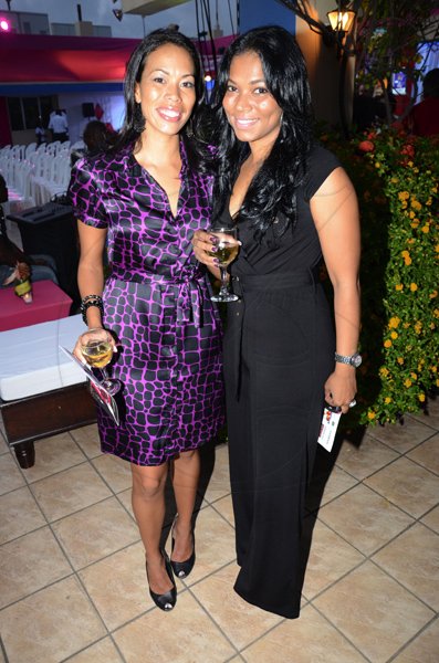 Rudolph Brown/Photographer
From left: Kimberly Mullings and Tamia Carey are all smiles at the launch of The Gleaner sponsored Restaurant Week 2011.


Launch of Restaurant Week at Gleaner roof top