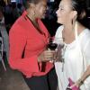 Rudolph Brown/Photographer
RBC Royal Bank's Minna Israel (left) has a whale of a time with Stephanie Scott, the woman behind Restaurant week at last night's launch.


**********************************************************Launch of Restaurant Week at Gleaner roof top