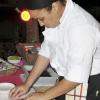 Mark Titus 
Shandre Chen Tai, kitchen manager at Seahorse Grill restaurant prepares delicious sushi at the Montego Bay launch of the Gleaner sponsored Restaurant Week at   the Montego Bay Yacth Club on Monday.