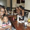 Sheena Gayle/Gleaner Writer
Restaurant Week
From left,  Kareen Spence White with her 8 month old son Jon Michael White and sister Simone Spence and 8 year-old Jayden White at Angela’s Italian Restaurant in Montego Bay. The family could not miss out on the great meals during Restaurant Week in the second city.