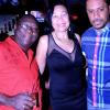 Winston Sill/Freelance Photographer
Ribbiz Ultra Lounge 1st Anniversary Party, held at Acropolis Gaming Lounge, Loshusan Shopping Centre, East Kings House Road on Thursday night July 10, 2014. Here are Colin Smith (left); Karlene Smith (centre); and Desron Graham (right).