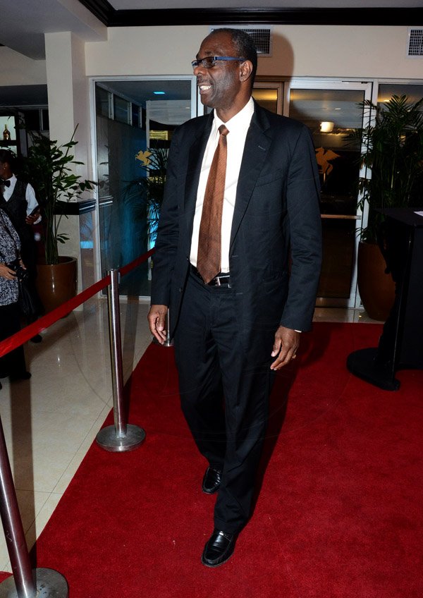 Winston Sill/Freelance Photographer
The RJR National Sportsman and Sportswoman of the Year 2014 Awards Ceremony, held at the Jamaica Pegasus Hotel, New Kingston on Friday night January 16, 2015.  Here is Emile Spence.