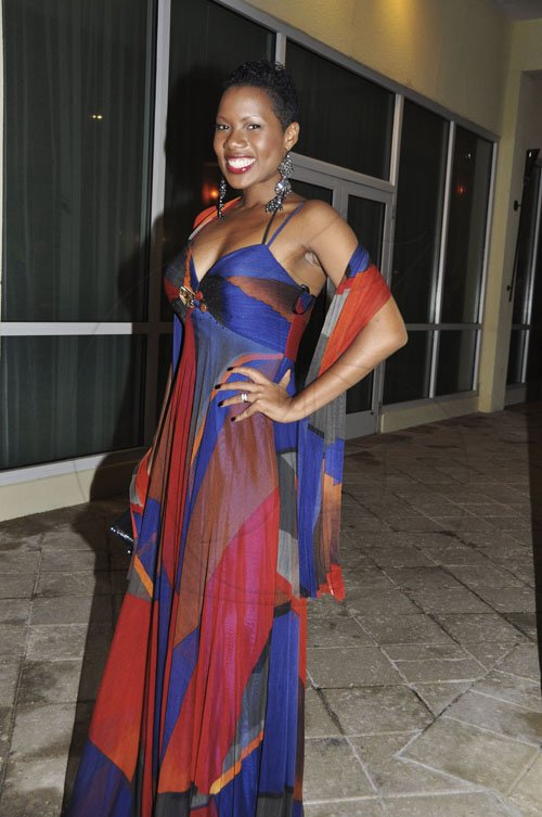 Janet Silvera Photo
 Makeba Bennett-Easy, vice president of organizational development at Flow was picture perfect in this get up at the  Rose Hall Ball last Saturday night at the Hilton Rose Hall Resort and Spa. 

Janet Silvera
Coordinator Hospitality Jamaica
The Gleaner