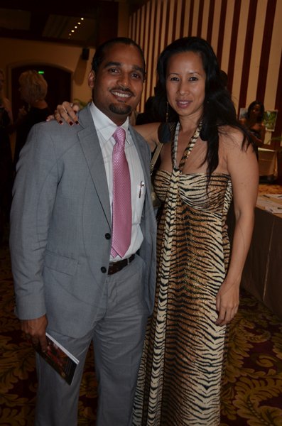Janet Silvera Photo

Dr. Stevie Bahado-Singh and Scotiabank's Serena Lue at the Rose Hall Holiday Ball at the Montego Bay Convention Centre last Saturday night