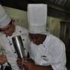 Janet Silvera Photo
Executive chef, Mario Gonzalez and chef de parte Alisia Samuels preparing meals in for the Grand Hotel, private tasting of the Appleton Estate Jamaica 50 Reserve Rum and dinner last Thursday night in Montego Bay.