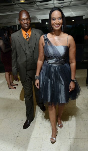 Rudolph Brown/Photographer
John Tulloch and Annette Osborne arrive at Sagicor Jamaica Group 42 Annual Corporate Awards at the Jamaica Pegasus Hotel on Wednesday, March 20, 2013