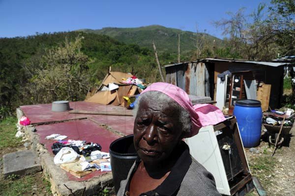 Ricardo Makyn/Staff Photographer
Hazel McLean 79 Years Old talks about her experience in Greenwall St Thomas during the Passage of Hurricane Sandy that totally destroyed Her Home