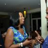 Rudolph Brown/Photographer
Business Desk
Michael Isaacs chat with Lana Forbes, (centre) and Sandra Walters at the Scotia Insurance Life Stars awards 2012 ceremony at the Hilton Rose Hall Hotel in Montego Bay on Saturday, January 12, 2013.