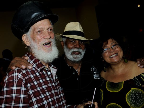 Winston Sill / Freelance Photographer
Hon. Edward Seaga lauch Reggae Golden Jubilee CD's, held at Jamaica Pegasus Hotel, New Kingston on Friday night October 19, 2012. Here are Roy Black (left); Monty Blake (centre); and Mary Isaacs (right).