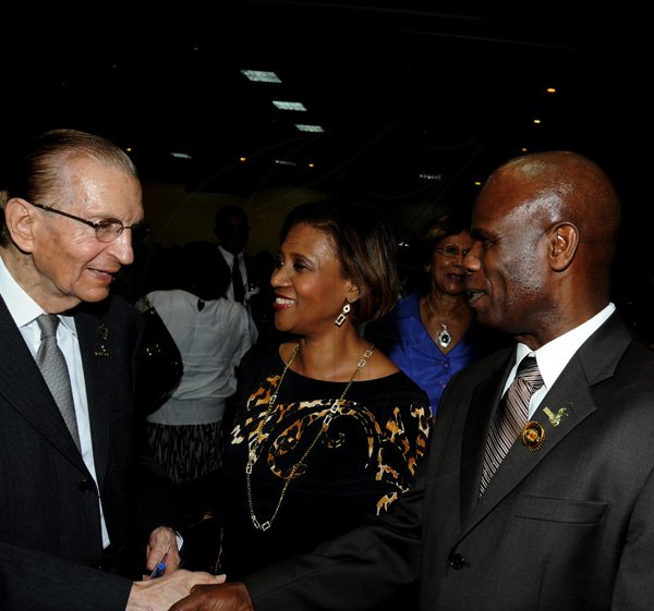 Winston Sill / Freelance Photographer
Leader of the Jamaica Labour Party (JLP) Andrew Holness host Reception in honour of The Most Hon. Edward Seaga, held at the Jamaica Pegasus Hotel, New Kingston on Tuesday night October 9, 2012.