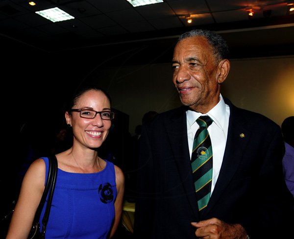 Winston Sill / Freelance Photographer


Johnson family:  Ambassador Anthony Johnson (right) and  beaming daughter Kamina.





Leader of the Jamaica Labour Party (JLP) Andrew Holness host Reception in honour of The Most Hon. Edward Seaga, held at the Jamaica Pegasus Hotel, New Kingston on Tuesday night October 9, 2012.Here are Ambassador Anthony Johnson (right) and daughter ____??????? (left).
