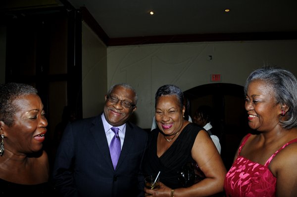 Winston Sill / Freelance Photographer
The St. Elizabeth Homecoming Foundation Limited (SEHF) 20th Annual Golden Awards Banquet, held at the Jamiaca Pegasus Hotel, New Kingston on Wednesday night November 28, 2012. Here are Caroline Brown (left); Glen Christian (second left); Winnifred Brown (second right); and Marva Christian (right).