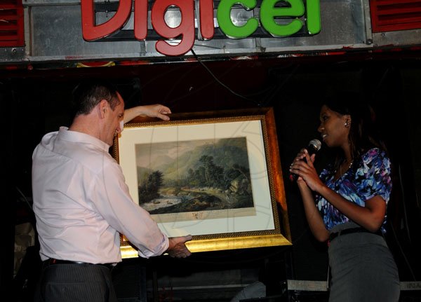 Winston Sill / Freelance Photographer
Note: FOR BARBARA ELLINGTON.
Digicel Jamaica host Send-off Function for outgoing CEO Mark Linehan, held at their New Kingston head Office, on Thursday night August 30, 2012.