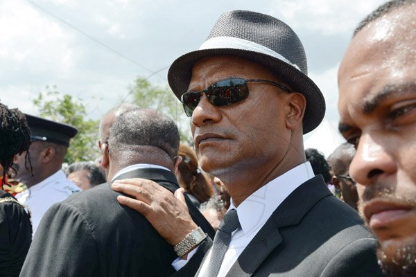 Rudolph Brown/Photographer
Sir Howard Cooke State funeral at the Holy Trinity Cathedral on Friday, August 8, 2014